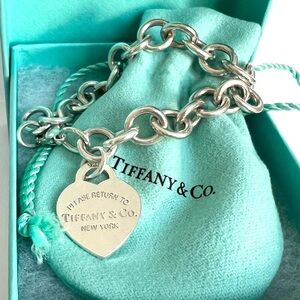 Tiffany & Co. Heart Tag Charm Bracelet